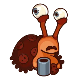 Улитка-джентельмен sticker 2