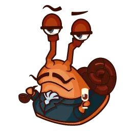 Улитка-джентельмен sticker 6