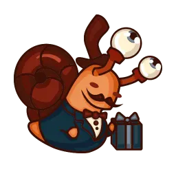 Улитка-джентельмен sticker 9