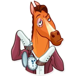 Gentleman Horse sticker 11