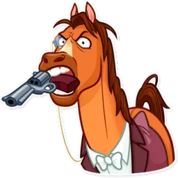 Gentleman Horse sticker 10