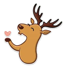 Elk George Telegram sticker pack