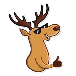 Elk George sticker 2