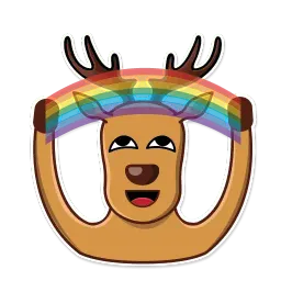 Elk George sticker 12