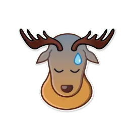 Elk George sticker 3