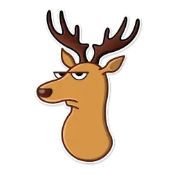 Elk George sticker 4