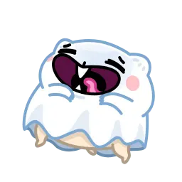 Хомяк-призрак Telegram sticker pack