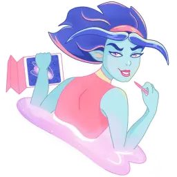 Девочка пришелец sticker 12