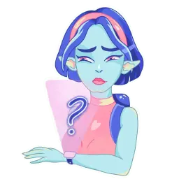 Девочка пришелец sticker 3