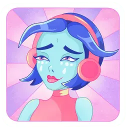 Девочка пришелец sticker 9