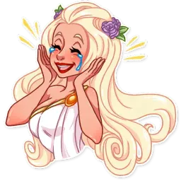 Влюбленная девушка Telegram sticker pack
