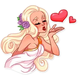 Влюбленная девушка sticker 2