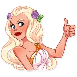 Влюбленная девушка sticker 3