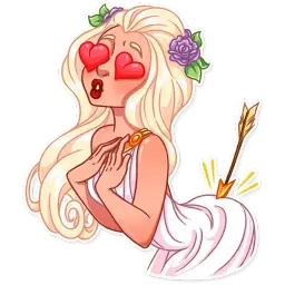 Влюбленная девушка sticker 8