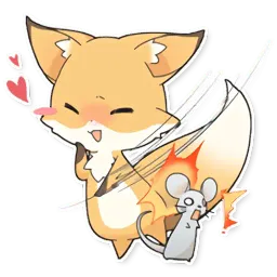 Girly Fox Remastered sticker 4