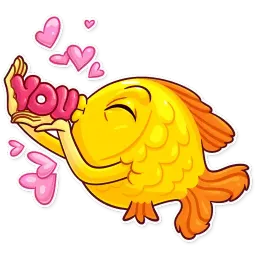 Gold Fish sticker 2
