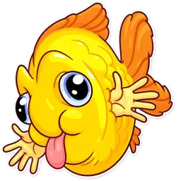 Gold Fish sticker 11