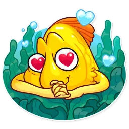 Gold Fish sticker 12