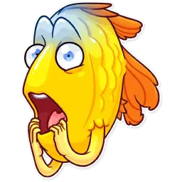 Gold Fish sticker 4