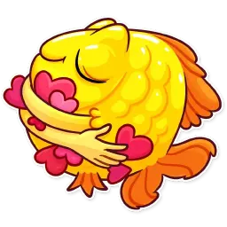 Gold Fish sticker 8