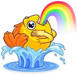 Gold Fish sticker 9