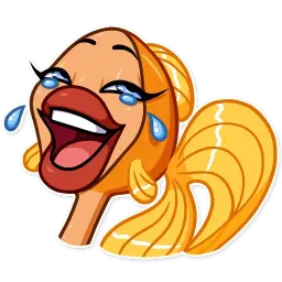 Goldfish Lady 🔱 Telegram sticker pack