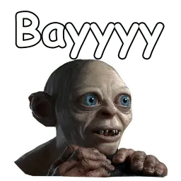 Голрум :: @animesticks sticker 4