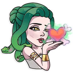 Medusa sticker 2