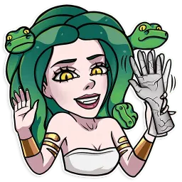 Medusa sticker 5