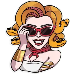 Medusa sticker 8