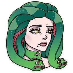 Medusa sticker 9