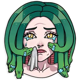Medusa sticker 10