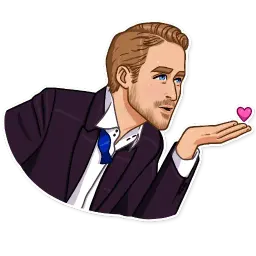 Ryan Gosling sticker 2