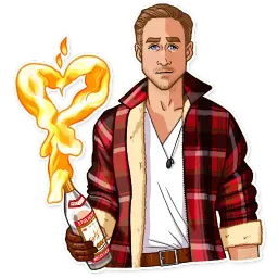Ryan Gosling sticker 11