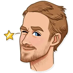 Ryan Gosling sticker 5