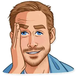 Ryan Gosling sticker 8