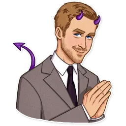 Ryan Gosling sticker 9