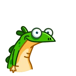 Зелёный Ящер sticker 2