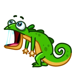 Зелёный Ящер sticker 11