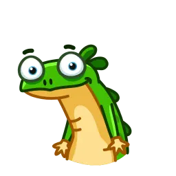 Зелёный Ящер sticker 3