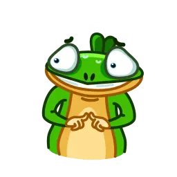 Зелёный Ящер sticker 8