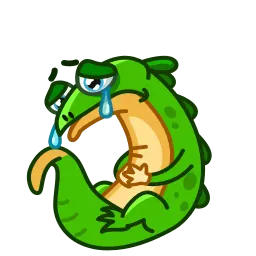 Зелёный Ящер sticker 9