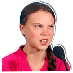 Грета Тунберг Telegram sticker pack