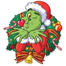 Grinch sticker 2