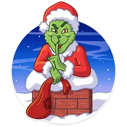 Grinch sticker 11