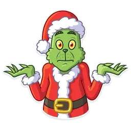 Grinch sticker 12