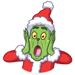 Grinch sticker 4
