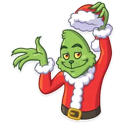 Grinch sticker 5