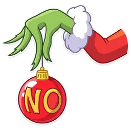 Grinch sticker 8