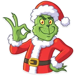 Grinch sticker 10